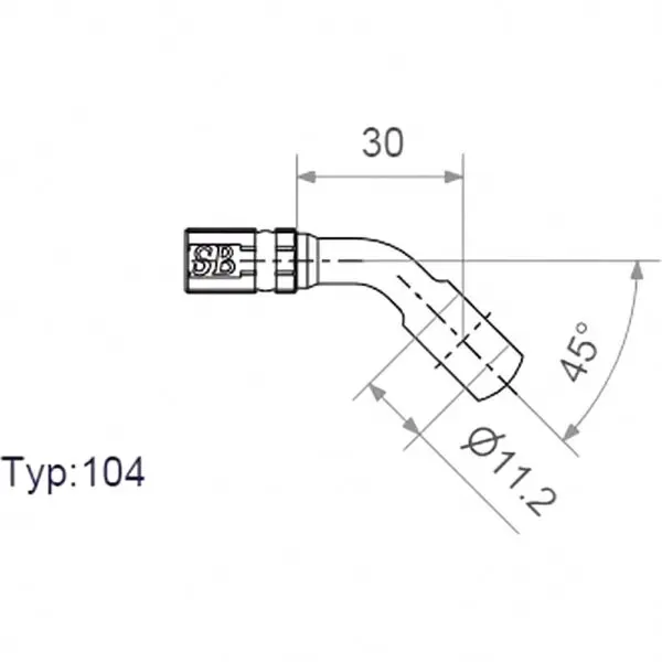 Motorrad Ringfitting Vario HD TYP104 11.2mm 45 gold 4043981237245