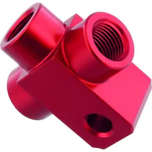 Motorrad 3-Wege Verteiler geschraubt Typ813 rot 4043981238846