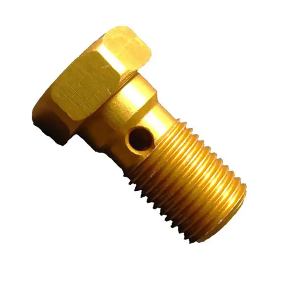 Motorrad Hohlschraube Alu Einfach M10x1.00 Gold 0641702167990 0641702167990