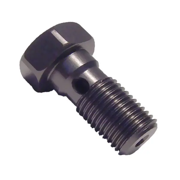 Motorrad Hohlschraube Alu Einfach M10x1.00 Anthrazit 0641702168010 0641702168010