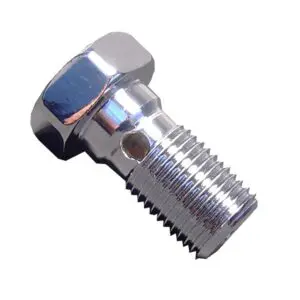 Motorrad Hohlschraube Alu Einfach M10x1.00 Chrom 0641702168027 0641702168027