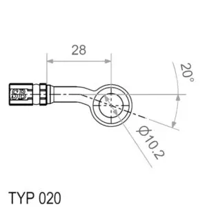 Ringfitting Vario Typ020 10mm 20°S Si Silber 0641702168782 0641702168782