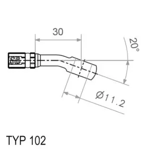 Ringfitting Vario Hd Typ102 11.2mm 20° Si Silber 0641702168607 0641702168607