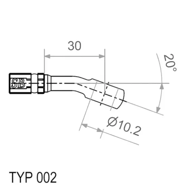 Motorrad Ringfitting Vario Typ002 10mm 20° Schwarz 0641702169062 0641702169062