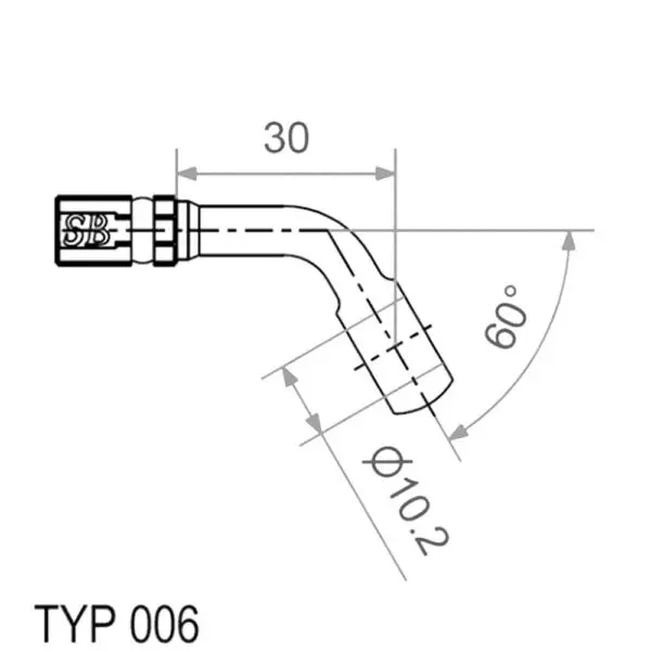 Motorrad Ringfitting Vario Typ006 10mm 60° blau 0641702169123 0641702169123