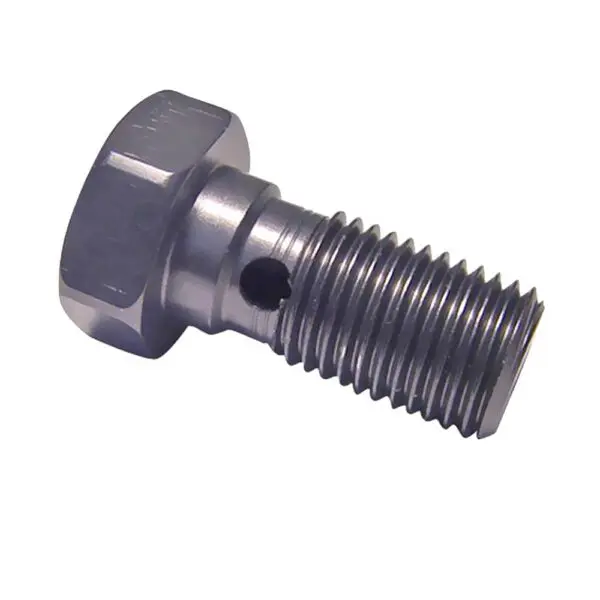 Motorrad Hohlschraube Alu Einfach 3/8-24 Anthrazit 0641702173076 0641702173076
