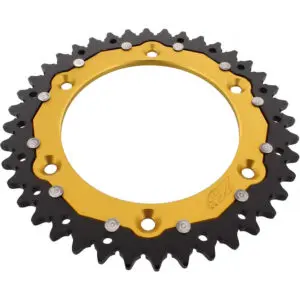 ZF-Dual Kettenrad Dual 40Z Teilung 520 Innendurchmesser 125 Lochkreis 150 gold