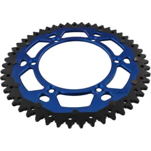 ZF-Dual Kettenrad Dual 51Z Teilung 520 Innendurchmesser 130 Lochkreis 150 blau