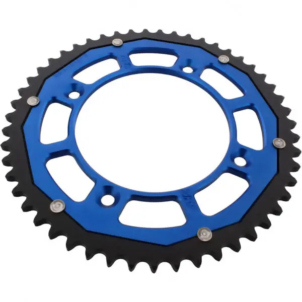 ZF-Dual Kettenrad Dual 51Z Teilung 428 Innendurchmesser 110 Lochkreis 132 blau