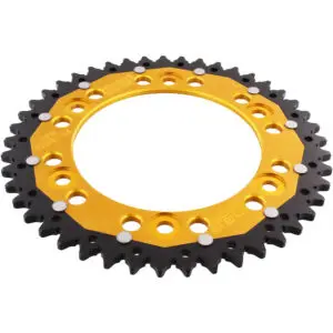 ZF-Dual Kettenrad Dual 45Z Teilung 520 Innendurchmesser 134 Lochkreis 160 gold