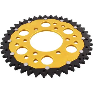 ZF-Dual Kettenrad Dual 43Z Teilung 520 Innendurchmesser 080 Lochkreis 104 gold