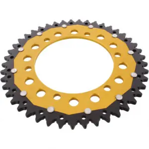ZF-Dual Kettenrad Dual 45Z Teilung 520 Innendurchmesser 125 Lochkreis 145 gold