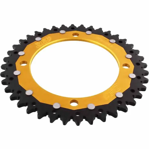 Motorrad Kettenrad Dual 40Z Teilung 520 ZF Innend. 125 Lochkreis 145 gold