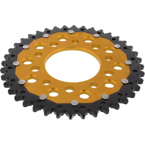ZF-Dual Kettenrad Dual 40Z Teilung 525 Innendurchmesser 080 Lochkreis 110 gold