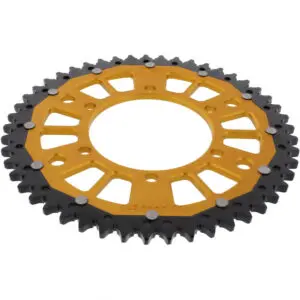 ZF-Dual Kettenrad Dual 49Z Teilung 525 Innendurchmesser 106 Lochkreis 125 gold