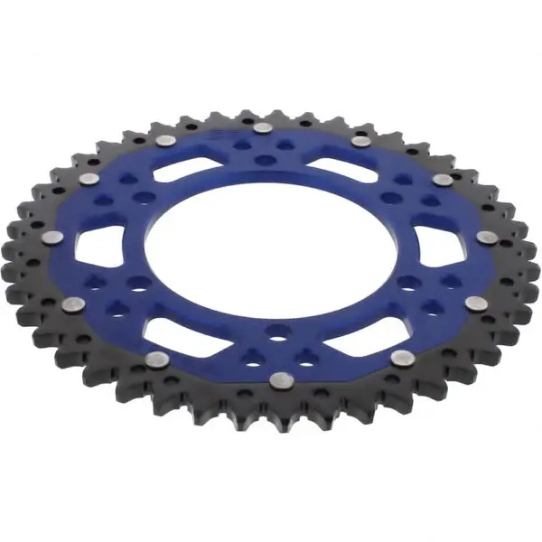 ZF-Dual Kettenrad Dual 45Z Teilung 525 Innendurchmesser 110 Lochkreis 130 blau
