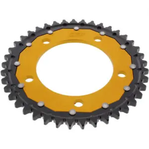 ZF-Dual Kettenrad Dual 41Z Teilung 530 Innendurchmesser 112 Lochkreis 138 gold