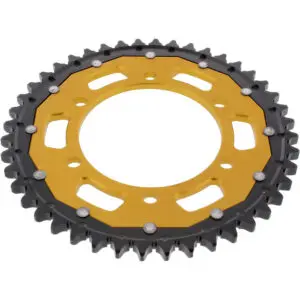 ZF-Dual Kettenrad Dual 44Z Teilung 530 Innendurchmesser 110 Lochkreis 130 gold