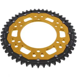 ZF-Dual Kettenrad Dual 48Z Teilung 530 Innendurchmesser 120 Lochkreis 140 gold