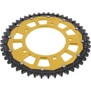 ZF-Dual Kettenrad Dual 48Z Teilung 530 Innendurchmesser 112 Lochkreis 138 gold