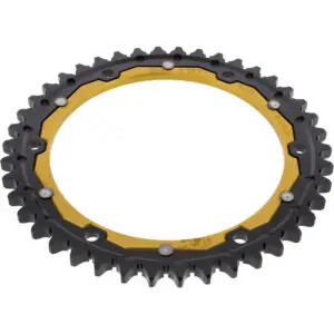 ZF-Dual Kettenrad Dual 42Z Teilung 530 Innendurchmesser 155 Lochkreis 176 gold