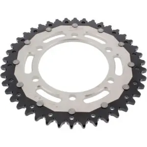 ZF-Dual Kettenrad Dual 42Z Teilung 525 Innendurchmesser 106 Lochkreis 125 silber