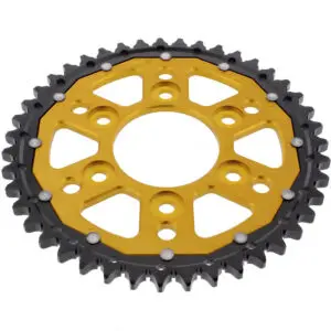 ZF-Dual Kettenrad Dual 43Z Teilung 530 Innendurchmesser 073 Lochkreis 103 gold