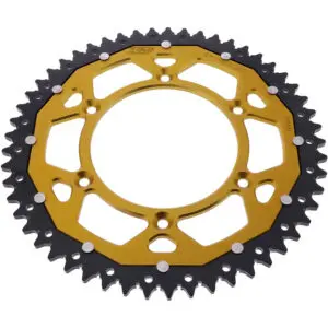 ZF-Dual Kettenrad Dual 53Z Teilung 520 Innendurchmesser 125 Lochkreis 150 gold