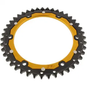 ZF-Dual Kettenrad Dual 44Z Teilung 530 Innendurchmesser 155 Lochkreis 176 gold
