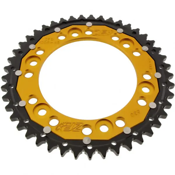 ZF-Dual Kettenrad Dual 45Z Teilung 530 Innendurchmesser 134 Lochkreis 160 gold