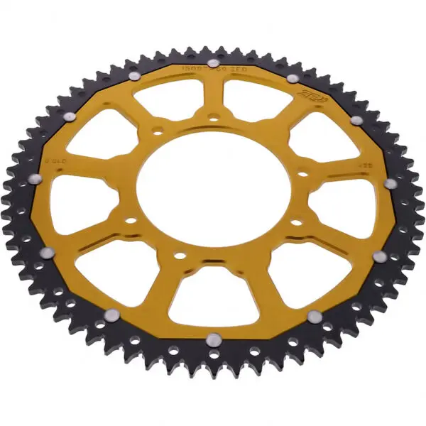 ZF-Dual Kettenrad Dual 69Z Teilung 428 Innendurchmesser 105 Lochkreis 125 gold