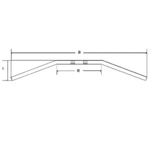 TRW Lucas Lenker Stahl 22mm Dragbar Medium Schwarz MCL122SS 3322938151911