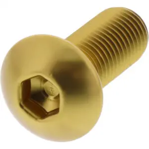 JMP Linsenschraube M10x1.25mm 25mm Alu gold