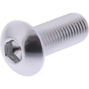 JMP Linsenschraube M10x1.25mm 25mm Alu silber