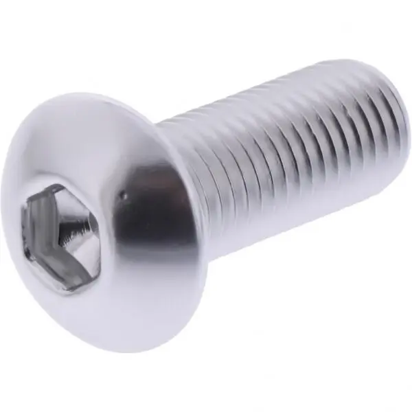 JMP Linsenschraube M10x1.25mm 25mm Alu silber