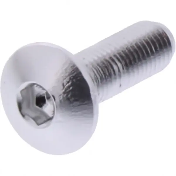 JMP Linsenschraube M4x0.5mm 12mm Alu silber