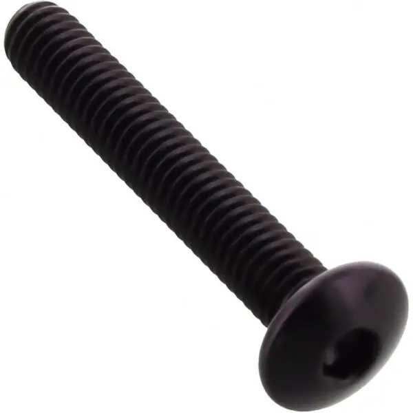JMP Linsenschraube M4x0.7mm 25mm Alu schwarz