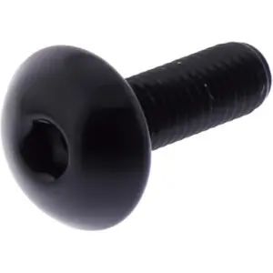 JMP Linsenschraube M5x0.8mm 16mm Kopf: 12mm Alu schwarz
