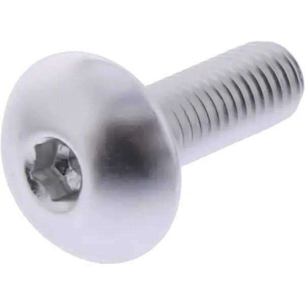 JMP Linsenschraube M5x0.8mm 16mm Kopf: 12mm Alu silber