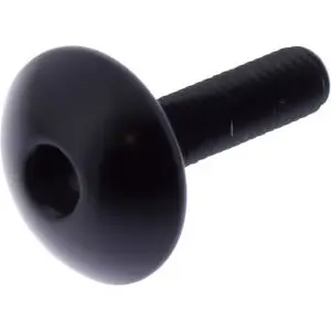 JMP Linsenschraube M5x0.8mm 20mm Kopf: 16mm Alu schwarz
