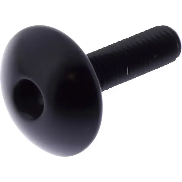 JMP Linsenschraube M5x0.8mm 20mm Kopf: 16mm Alu schwarz