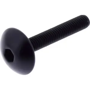 JMP Linsenschraube M5x0.8mm 30mm Alu schwarz