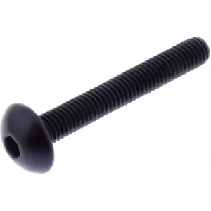JMP Linsenschraube M5x0.8mm 35mm Alu schwarz