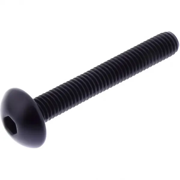 JMP Linsenschraube M5x0.8mm 35mm Alu schwarz