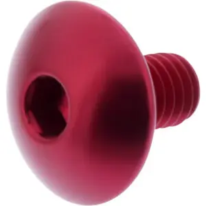 JMP Linsenschraube M6x1.00mm 10mm Alu rot