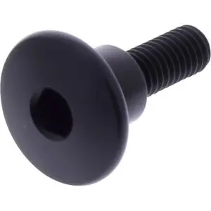 JMP Linsenschraube M6x1.00mm 22mm Alu schwarz