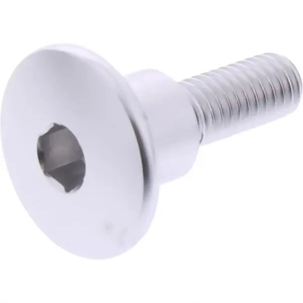 JMP Linsenschraube M6x1.00mm 22mm Alu silber
