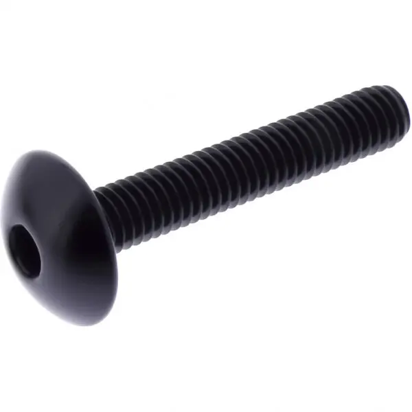 JMP Linsenschraube M6x1.00mm 35mm Alu schwarz