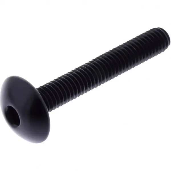 JMP Linsenschraube M6x1.00mm 40mm Alu schwarz