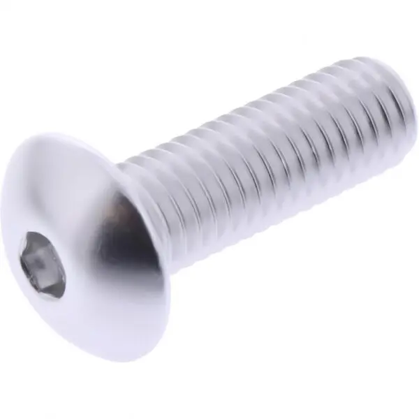 JMP Linsenschraube M8x1.25mm 25mm Alu silber